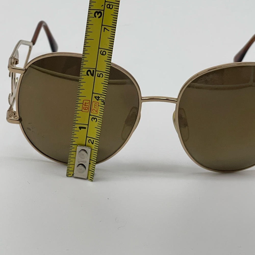 Chanel Vintage Miller 05258 Sunglasses Gold Mirror 90’s Italy Case Case Rare See - Picture 13 of 16